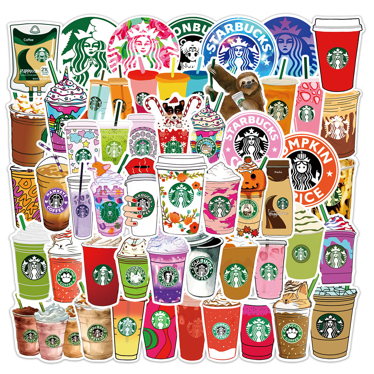 Starbucks – Low Cost Stickers