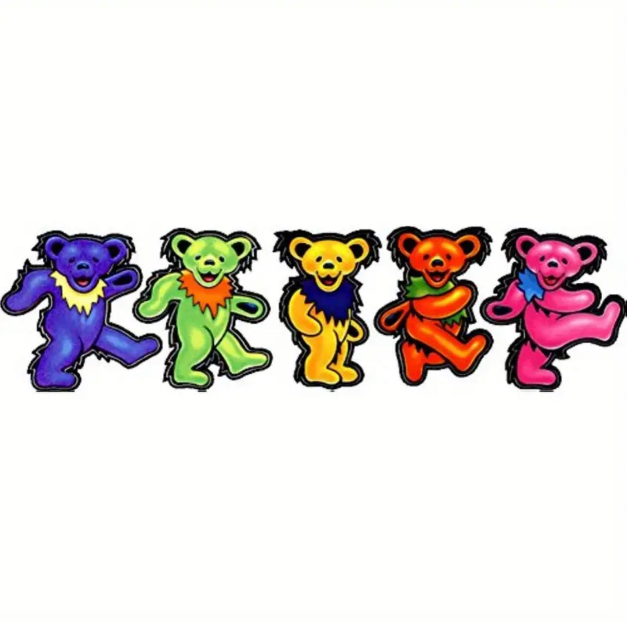 The Grateful Dead- Dancing Bears Decal