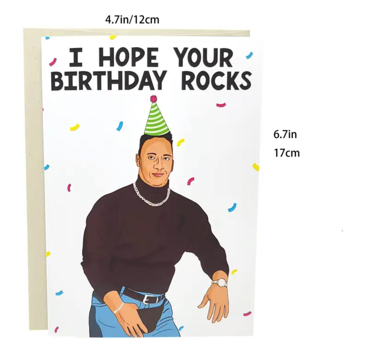 The Rock Humor Card